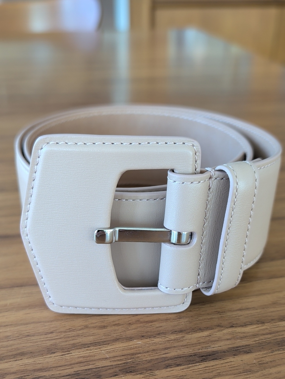 alaia Waist Belt Leather, Nude/Blush, Never Worn